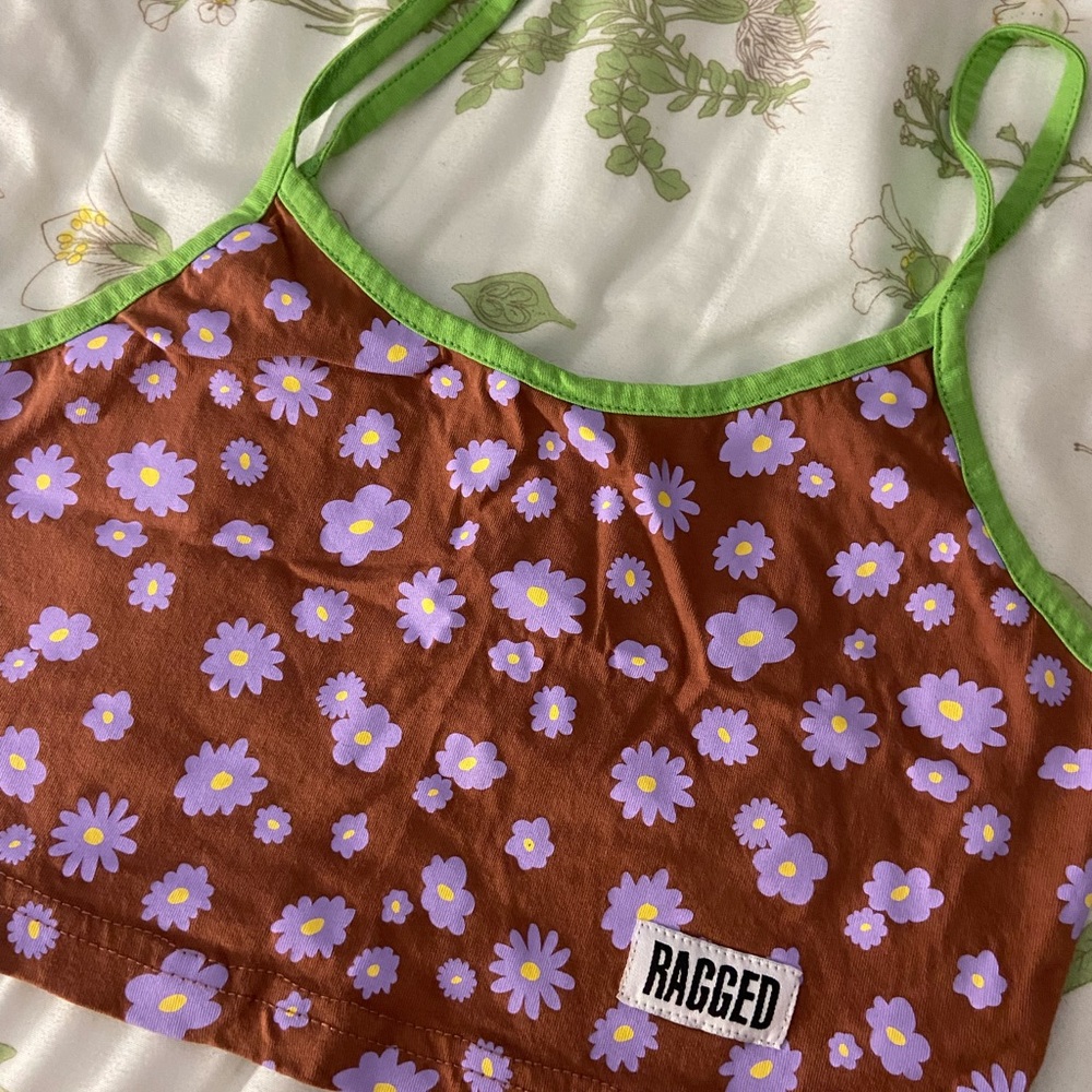 Ragged cropped tank